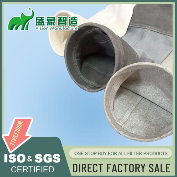 Glass fiber filter bag
