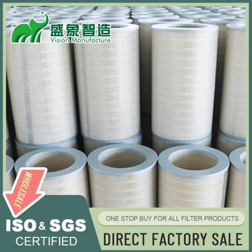 Cylindrical Polyester filter cartridge