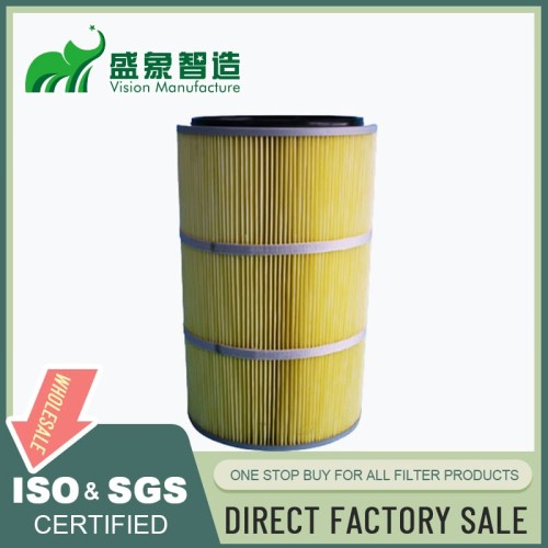 Polyimide p84 cylindrical filter cartridge