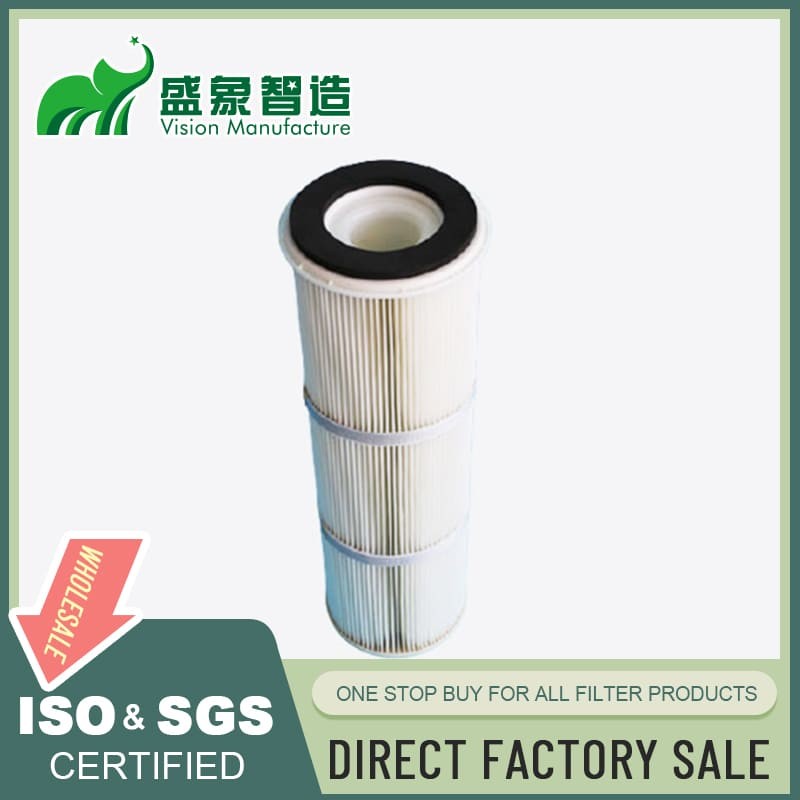 Star bottom PPS pleated bag filter cartridge