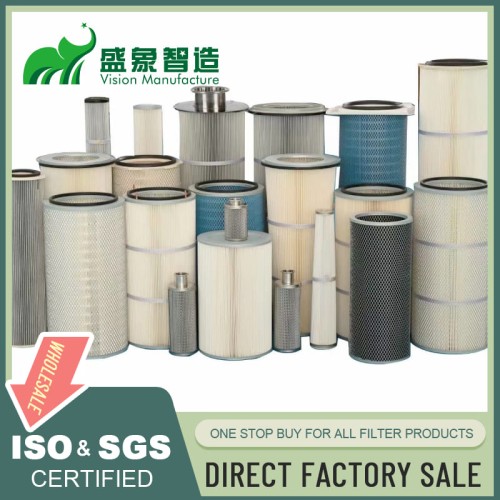 Industrial dust collector cartridge filter